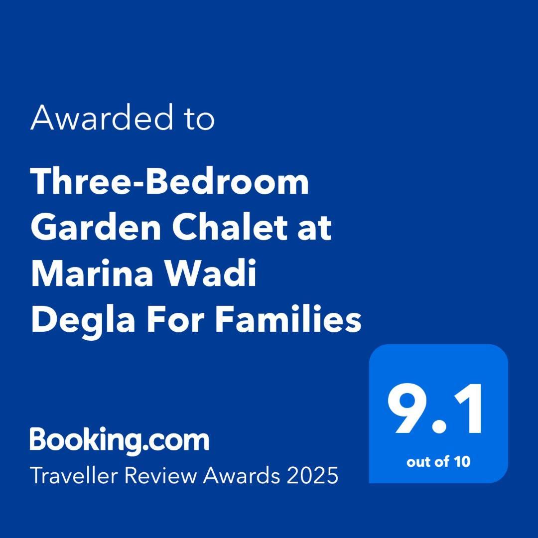 Three-Bedroom Garden Chalet At Marina Wadi Degla For Families Ain Sukhna Exterior foto